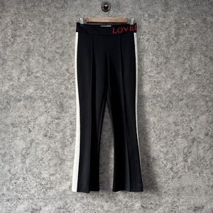 🚩steal Gucci Black and Cream Flare Pants